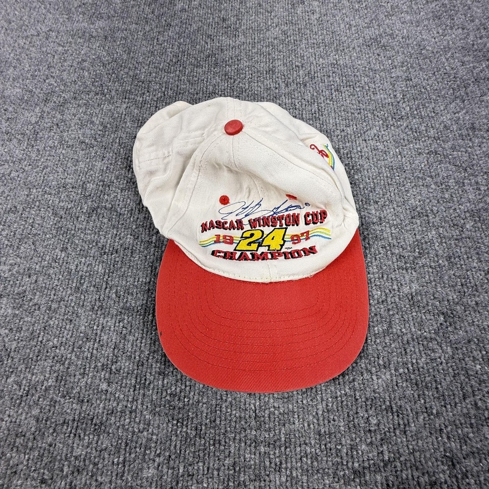 Vintage DuPont Refinish Racing Hat Cap Snap Back‎ One Size NASCAR Jeff Gordon 24
